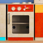 Flash Furniture Bright Beginnings Commercial Grade Wooden Children's Kitchen Stove with Integrated Storage-Assembles in One Hour or Less