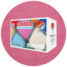 Sandtastik Classic Coloured Sand, 10 lb (4.5 kg) Box, Magenta-Fine grain with natural sparkle throughout