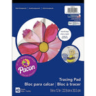 Pacon Art Street Translucent Tracing Paper Pad, 12" x 9"-Size: 12"(H) x 9"(W)