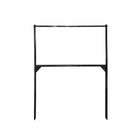 Futech – Porte-enseigne métallique LS003 pour pelouse, 32 x 25 x 1 (po), noir-Cadre de 25 larg. x 32 haut. (po) ; pour insert de 24 larg. x 12 haut. (po)