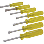 Gray Tools 7 Piece Metric Nut Driver Set, (fix Shank), 5mm-11mm-Contains Sizes: 5, 6, 7, 8, 9, 10, 11mm.