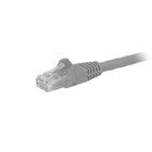 StarTech Cat6 Ethernet Patch Cable with Snagless RJ-45 Connectors, 14 ft, Grey (N6PATCH14GR)-Grey PVC jacket for colour coding your connections