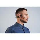 Shokz OpenComm2 UC with USB-C Dongle Bluetooth Stereo Headset Noise Cancelling Boom Microphone with Mute Button - Cosmic Black-Bone Conduction Technology: Our innovative bone conduction technology delivers immersive sound without covering your ears. Stay connected to your surroundings while enjoying superior audio quality, keeping you safe and aware at all times.