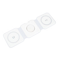 Powerology 15W Foldable Charging Mat with MagSafe - White-15W fast charging