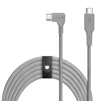 LOGiiX Piston Connect XL 90 USB-C to USB-C - 3M - Graphite Grey-Unleash fast charging with this ultra-durable 3M USB C charging cable