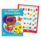 TREND enterprises Inc. Wipe-Off Activity Book -  School Skills - Grade Preschool JK - SK-Introduce early math & reading skills, colours & shapes. Aligned with learning standards.