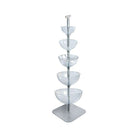 Azar Displays 5-Tier Cascading Bowl Floor Display (750050)-Display fixture