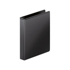 Wilson Jones ENVI Heavy Duty 1" Round 3-Ring Binder - Letter Size - 175 Sheet Capacity - Black-Black, O-Ring, 275 Sheet Capacity