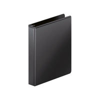 Wilson Jones ENVI Heavy Duty 1" Round 3-Ring Binder - Letter Size - 175 Sheet Capacity - Black-Black, O-Ring, 275 Sheet Capacity