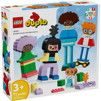 LEGO Duplo Town Buildable People with Big Emotions-Customizable toy lets toddlers aged 3+ get creative while exploring emotions