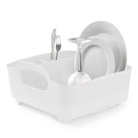Umbra Tub Dish Rack, White-Tub dish rack pops with its versatility and straight-forwardness