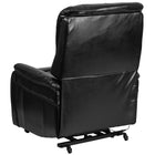 Flash Furniture HERCULES Series Black Leather Remote Powered Lift Recliner-Lift Assist Recliner