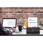 Epson WorkForce ES-C320W Wireless Compact Desktop Document Scanner - Black-Paper Formats: A4, postcard, business cards, letter, A5, A6, B5, B6, plastic cards, legal