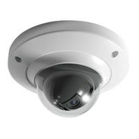 SeqCam 2 Megapixel Full HD Vandal-proof Network Mini Dome Camera, 2.1" x 4.3" x 4.3", White-1/3" 2Megapixel progressive scan Exmor CMOS