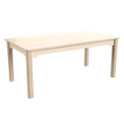Flash Furniture Bright Beginnings Commercial Grade Wooden Rectangular Preschool Classroom Activity Table (MKME088011)-Supports up to 300 LBS. Static Weight Capacity