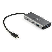 StarTech 4 -Port USB-C Hub 10Gbps - Two USB-A & Two USB-C-Adds two USB-C and two USB-A ports to your Mac, Windows, Linux or other USB-C laptop