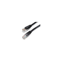 StarTech M45PATCH25BK 25' Cat 5e Molded Patch Cable, Black-Dual RJ-45 Male connectors ensure seamless connectivity