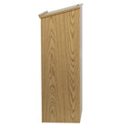 Flash Furniture Stand-Up Wood Lectern in Oak-23"W Slanted Surface with Ledge