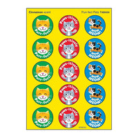 Trend Enterprises Purr-fect Pets/Cinnamon Stinky Stickers (T-83434)-Reward Stickers