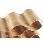 Cathay Importers Bentwood KD 10-Bottle Wine Rack 15"W x 6"D x 9.75"H - Light Brown-Dimensions: 9.75" H x 15" W x 6" D when assembled