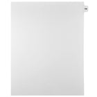 Mark Maker Legal Tabs - Letter Size - White - 1/15th cut - 25 tabs per package - 5 packages Pack - Number 106-White Single Tabs