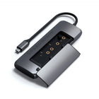 Satechi USB-C Hybrid Multiport Adapter (with SSD Enclosure) - Space Grey-USB-C