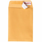 JAM Paper 5.5" x 7.5" Open End Catalog Recycled Envelopes with Peel and Seal Closure - Brown Kraft Manila - 50 Pack-Size: 5.5 x 7.5 inches