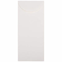 JAM Paper #11 Policy Business Strathmore Envelopes - 4.5" x 10.375" - Bright White Wove - 25 Pack-Colour: Bright White