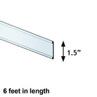 Azar Displays 1.5"H C-Channel, Clear (600059)-2