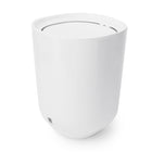 Umbra Step Waste Can, White-Capacity: 1.73 gal.