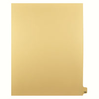 Mark Maker Legal Tabs - Letter Size - Buff - 1/25th cut - 25 tabs per package - 5 packages Pack - Number 125-Buff Single Tabs