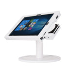 The Joy Factory KAM402W Elevate II POS Countertop Kiosk with MagTek eDynamo Bracket for Surface Pro/Pro 4/Pro 3, White-Kiosk
