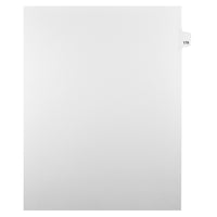 Mark Maker Legal Tabs - Letter Size - White - 1/25th cut - 25 tabs per package - 5 packages Pack - Number 179-White Single Tabs
