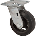 Kleton - Roulette Moulé, Pivotant, 5po (127 Mm), Caoutchouc, 400 Lb (181 Kg), paquet de 5-Dia. des trous de boulon 7/16po (11 mm)