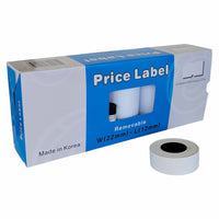 Eddie's Motex MX5500 Plus 1 Line 8 Ch Removable Labels - White - 25 Pack-MX 5500 Plus Removable Labels