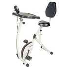 FitDesk Recumbent Exercise Bike with Adjustable Sliding Desk (FD4010)-Durable: built to last with high quality components for years of reliable Operation, powder coated steel frame with 250 lb. Weight Limit, 8 position magnetic resistance
