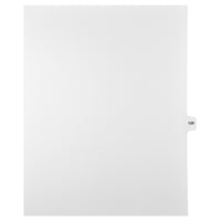 Mark Maker Legal Tabs - Letter Size - White - 1/15th cut - 25 tabs per package - 5 packages Pack - Number 129-White Single Tabs