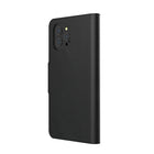 AXS - 2-en-1 etui vegan cuir vegetalien LUXFolio+ magnetique pour+ Apple iPhone 12/12 Pro, Noir-Visualisation simple grâce au folio pliable