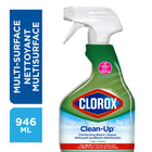 Clorox Clean-Up Disinfecting Bleach Cleaner Spray - Original Scent - 946 mL-Kills 99.9% of common household germs