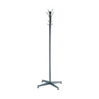 Global 63" Coat Tree, Black-Four double hooks