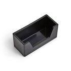 TRU RED Business Card Holder - Black-Manufactured from a black, matte finish plastic. Use stand alone or mix and match with other pieces