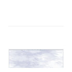 Deluxe Bottom Laser Cheque, Blue, English, 8.5" x 11", 500 Pack (UBUL151-500)-Blank Cheque stock for use with Custom Accounting Software