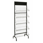Eddie's Hang-Up Display Ltd. Single Sided Metal Literature Rack-Newspaper & Magazine Rack