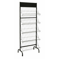 Eddie's Hang-Up Display Ltd. Single Sided Metal Literature Rack-Newspaper & Magazine Rack