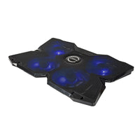 Marvo Tech – Plaque de refroidissement quadruple cœur pour ordinateur portatif FN-30, bleu-Plaque de refroidissement pour ordinateur portatif
