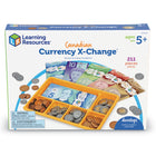 Learning Resources - Canadian Currency X-Change Activity Set-Set includes 110 plastic play money coins, 100 play money bills, sturdy plastic money tray, activity guide.