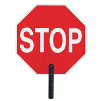 Municipal Traffic Sign, STOP/STOP, Material - HDPE (SEI474)-Material - HDPE