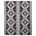CTG Brands Diamond Graphic Tile Border Wall Decals, 9.8" x 12.4", Grey, 6 Pack-Premium quality tiles: border peel and stick backsplash tiles are made of high-quality, durable eco-friendly PVC plastic (epoxy), water-resistant and mold resistant which never turn yellow with time
