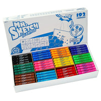 Mr. Sketch Scented Watercolour Markers - Chisel Tip (1905311)-Barrel shape designed for added comfort and control