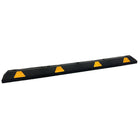 Shercom PCY-2001 Parking Curb with Yellow Reflector, 72"L x 6"W x 5"H, 42 lbs-Parking Curb